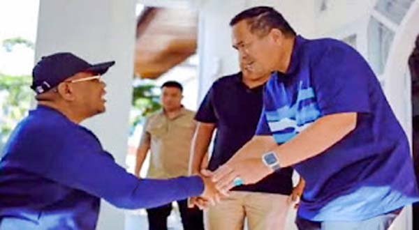 Wako Pariaman Yota Balad bertemu anggota DPR RI Arisal Azis.