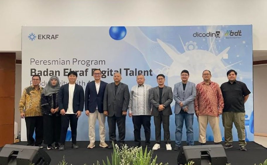 Pemerintah Siapkan Talenta Kreatif Kuasai AI Lewat Beasiswa Badan Ekraf Digital Talent.
