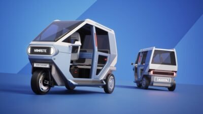 Hyundai dan TVS Kolaborasi Kembangkan Kendaraan Listrik Roda Tiga.