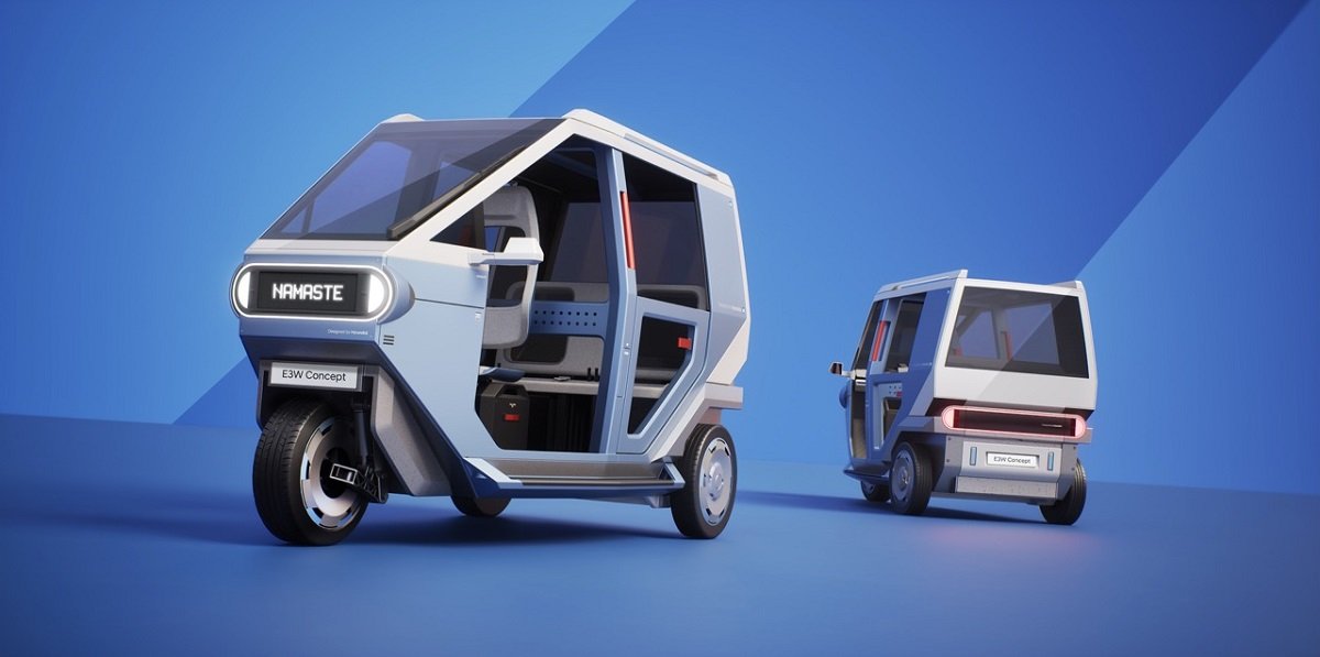 Hyundai dan TVS Kolaborasi Kembangkan Kendaraan Listrik Roda Tiga.