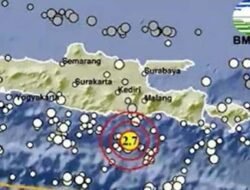 BMKG, Gempa di Blitar Berkekuatan 2,7 Magnitudo, Berpusat 108 Km Tenggara Wilayah Kabupaten