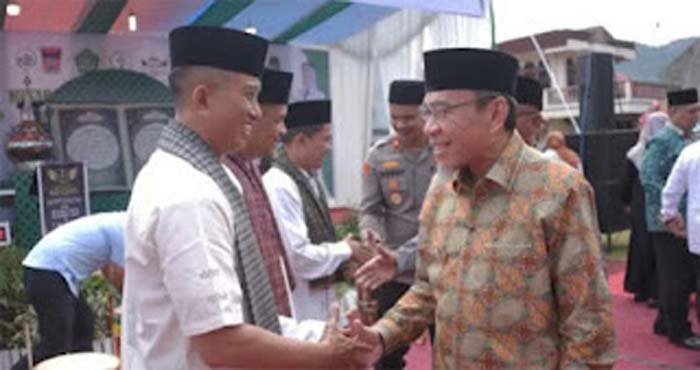 Wawako Padang Maigus Nasir menghadiri MTQN) ke-42 Tingkat Kecamatan Lubeg.
