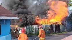Asrama TNI di Palangka Raya Ludes Terbakar, Kerugian Capai Ratusan Juta