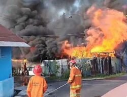 Asrama TNI di Palangka Raya Ludes Terbakar, Kerugian Capai Ratusan Juta