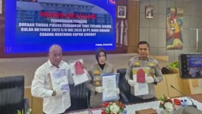 Polda Sumbar Bongkar Dugaan Penyimpangan Kredit di Bank Nagari Siberut