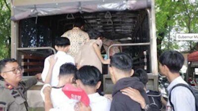 Bolos Sekolah, Belasan Pelajar Dibina Satpol PP