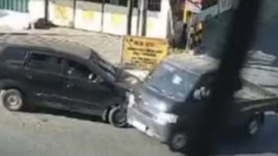 CCTV Rekam Aksi Tabrak Lari Xenia di Bondowoso