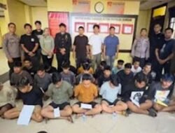 Promotor Judi Online di Padang Digerebek, 21 Orang Diamankan