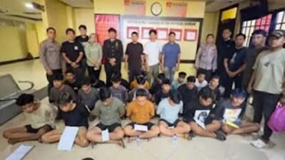 Promotor Judi Online di Padang Digerebek, 21 Orang Diamankan