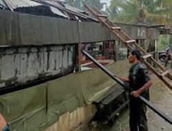 Angin Puting Beliung Hantam Simpang Robet, Satu Rumah Rusak Parah Tak Bisa Dihuni
