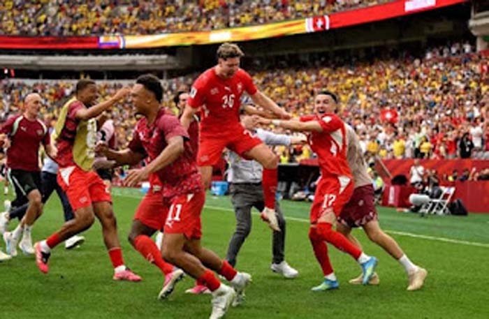 Swiss memastikan tiket terakhir ke perempat final.