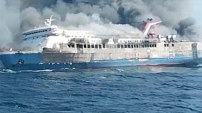 KM Mutiara Sentosa 2 Terbakar, Tim SAR Lanjutkan Pencarian