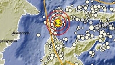 Gempa M6,2 Guncang Sulawesi Tengah Sabtu Malam, BMKG, Tidak Berpotensi Tsunami