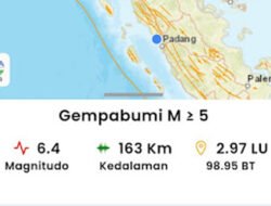 Gempa M6,4 Terjadi di Simalungun, BPBD Masih Pantau Dampak dan Kerusakan