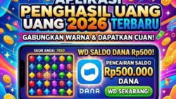 Cara Dapat Saldo DANA dari Game Merge, Aplikasi Penghasil Uang 2026