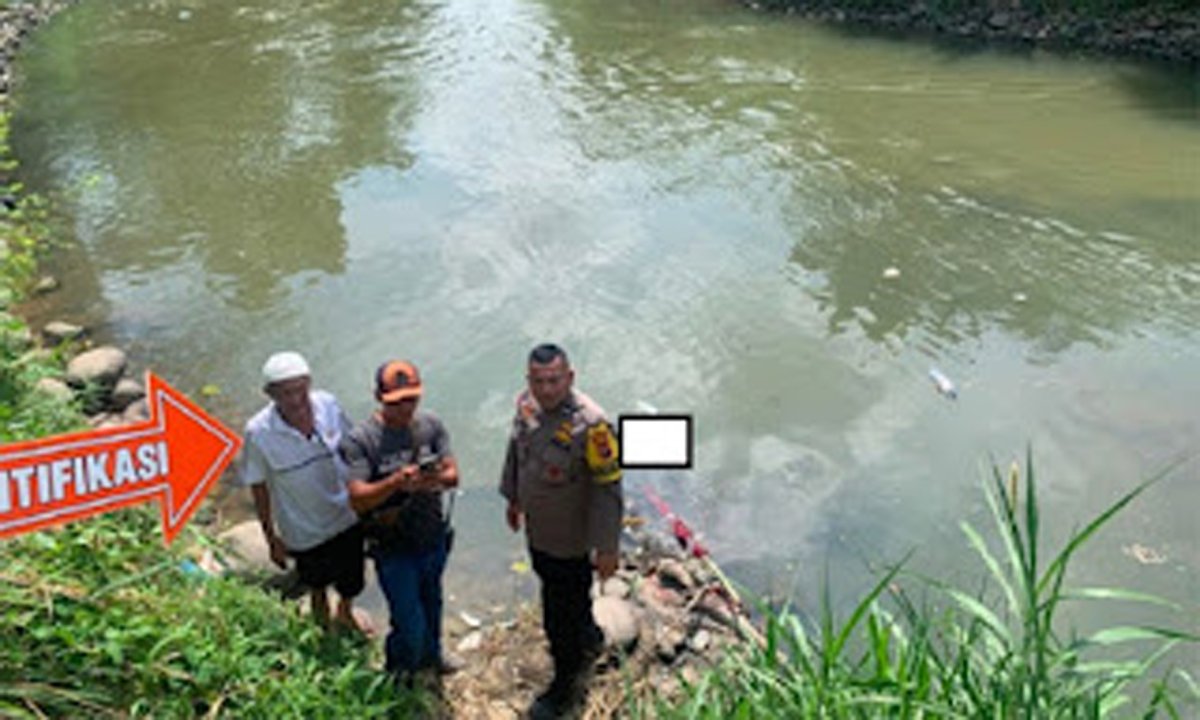 Mayat pria di Sungai Denai ditemukan dalam posisi tengkurap