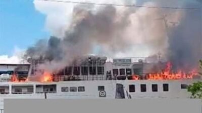 Kebakaran KM Prince Soya Gegerkan Pelabuhan Samarinda, Tak Ada Korban Jiwa