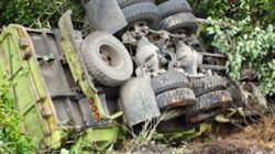 Kecelakaan Truk Terjadi di Sitinjau Lauik