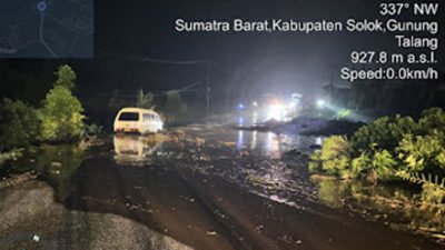 Galodo Terjang Arosuka, Pengendara Dialihkan