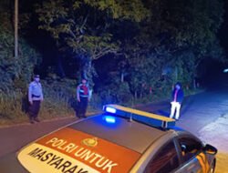 Patroli Rutin, Polisi Cegah Gangguan Malam