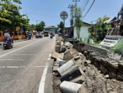 Jalan Guguak hingga Kampung Baru Pariaman Dilebarkan, Trotoar Lama Dibongkar Bertahap