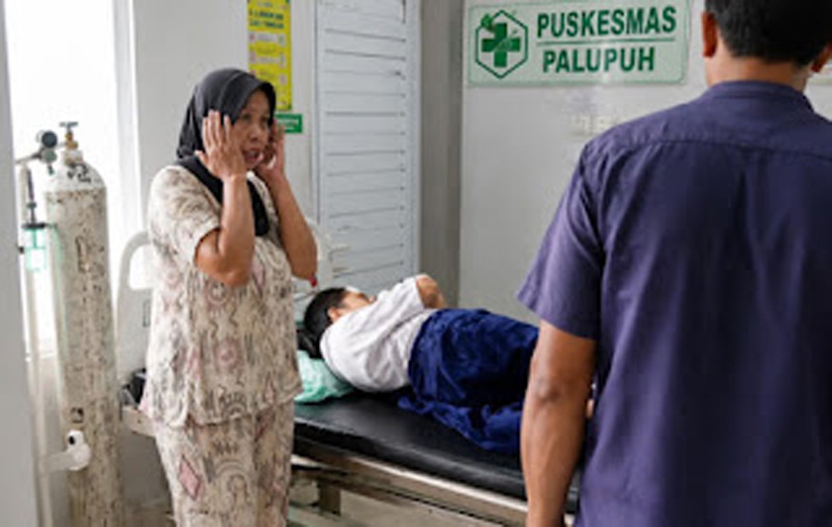 Situasi Puskesmas Palupuh saat siswa diduga keracunan MBG