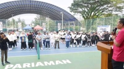 Pariaman Tak Mau Jadi Penonton : 30 Tim Tenis Pemula Sumbar di Turnamen “LahLah Fun Tennis Community 2026”