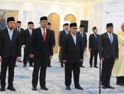 Menteri Agama Nazaruddin Umar Lantik Dirjen Pesantren Pertama dan Empat Rektor PTKN
