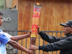 Kirab Api Porprov XVI Sumbar Dimulai dari Pariangan