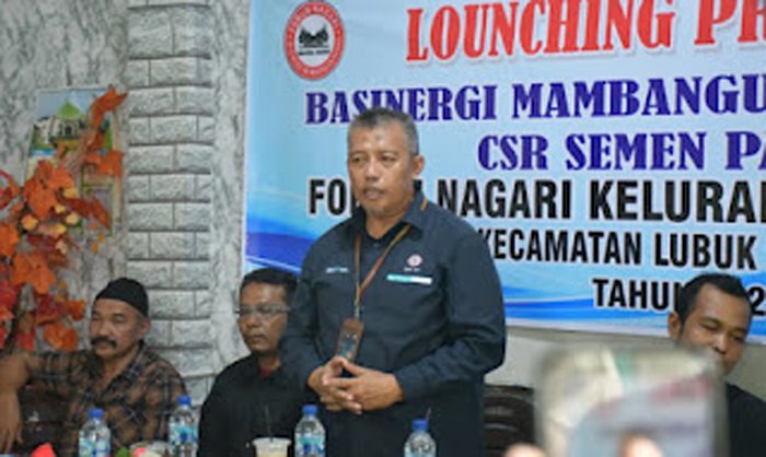 Peluncuran BMN 2026 dihadiri perwakilan TJSL PT Semen Padang, Nurwan.
